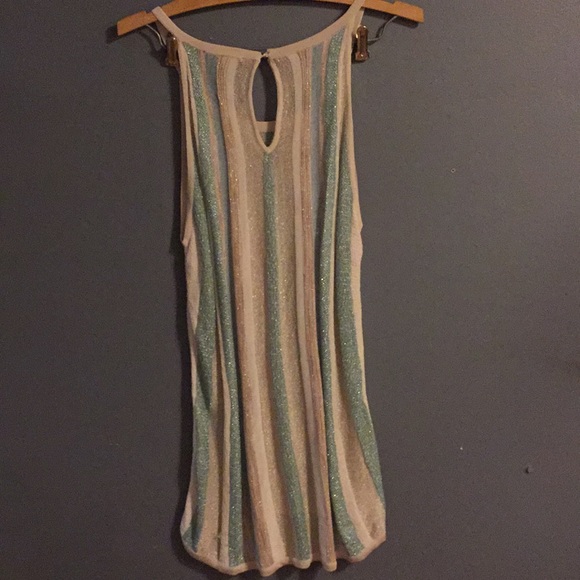 NWOT!! WHBM STRIPED BLOUSE - Picture 2 of 5